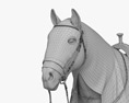 Kreuzritter-Pferderüstung 3D-Modell