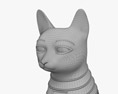Egyptian Cat Statue 3d model