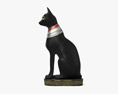 エジプトの猫の像 3Dモデル