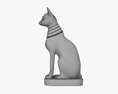 Estatua del Gato Egipcio Modelo 3D
