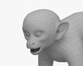 Squirrel Monkey 3D 모델 