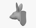 Голова зайця 3D модель