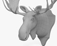 ヘラジカの頭 3Dモデル