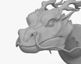 Cabeza de dragón chino Modelo 3D