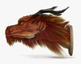 Cabeza de dragón chino Modelo 3D