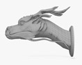 Drachenkopf aus China 3D-Modell