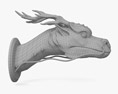 Testa di drago cinese Modello 3D