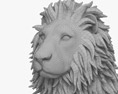 ライオンヘッド彫刻 3Dモデル