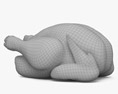 Frisches Huhn 3D-Modell