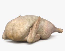 鲜鸭肉 3D模型