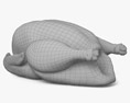 鲜火鸡肉 3D模型
