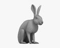 Conejo blanco Modelo 3D