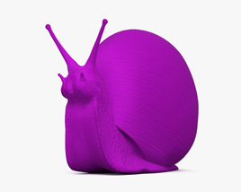 カタツムリの像 3Dモデル