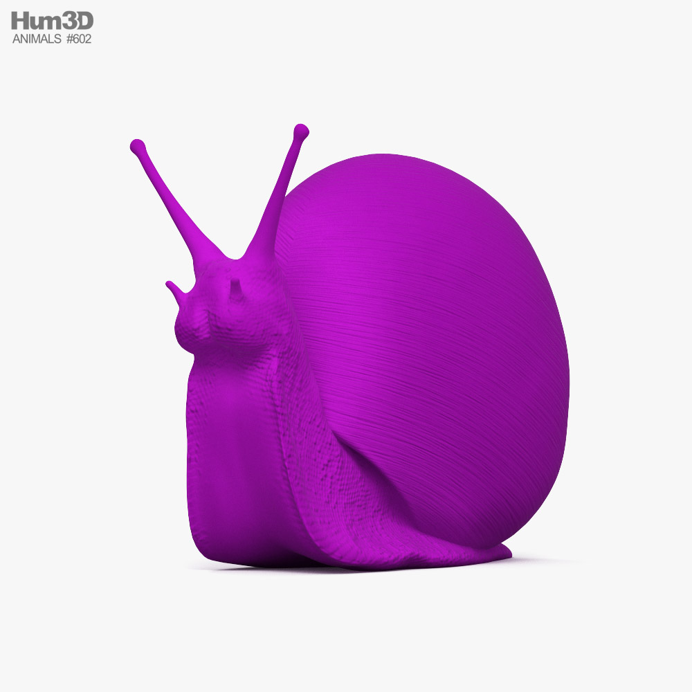 Snail Statue 3D model