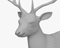 Пятнистый олень 3D модель