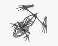 Скелет жаби 3D модель