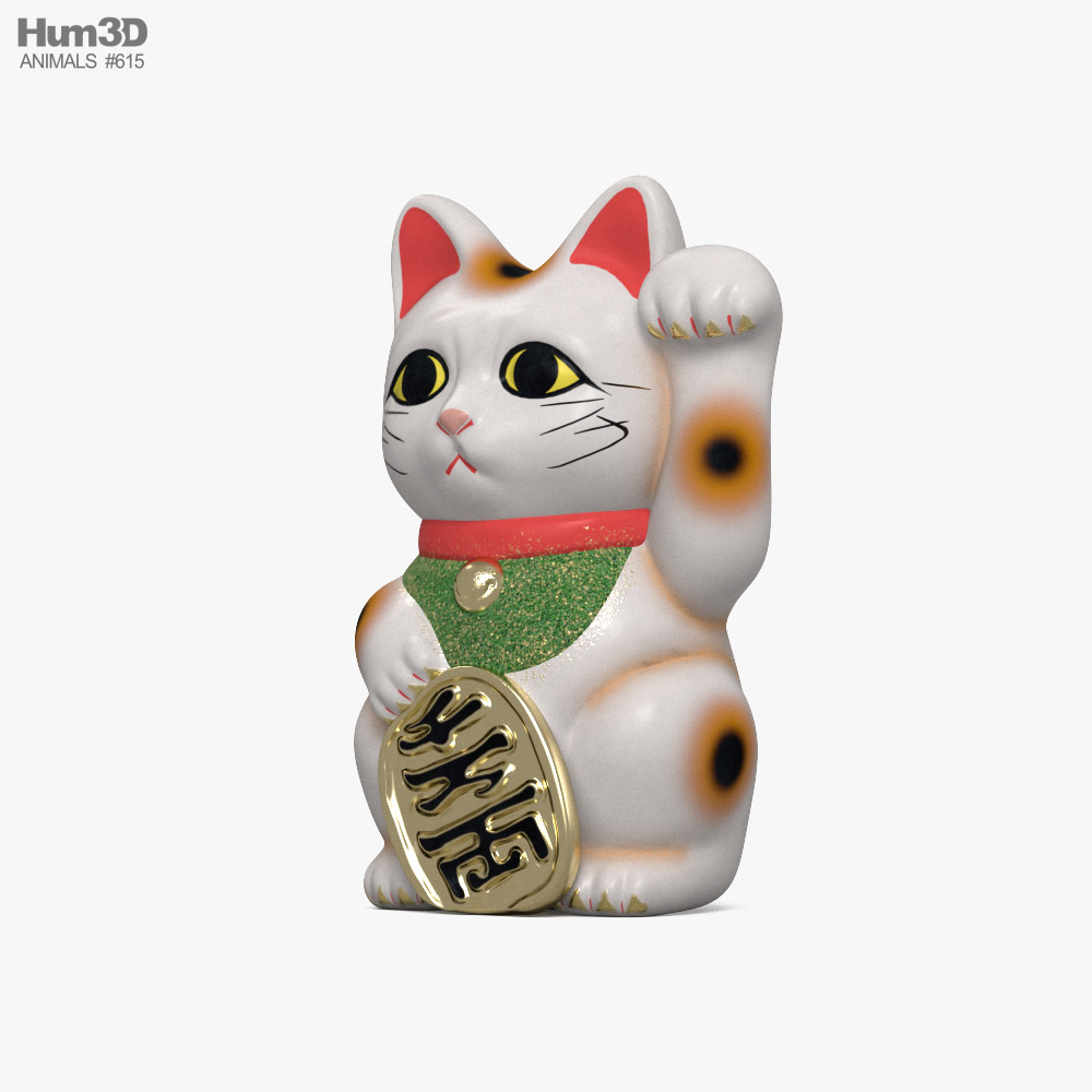 Maneki-Neko 3D model