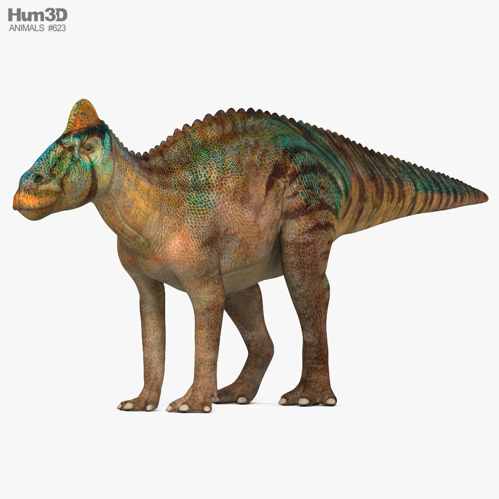 Едмонтозавр 3D модель