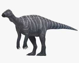 Тесцелозавр 3D модель