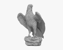 Estátua da Águia Modelo 3d