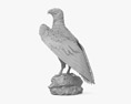 鷲の像 3Dモデル