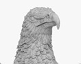 鷲の像 3Dモデル