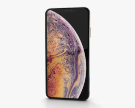 Apple iPhone XS Max Gold 3D-Modell