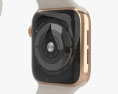 Apple Watch Series 4 40mm Gold Stainless Steel Case with Stone Sport Band 3D-Modell