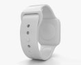 Apple Watch Series 4 40mm Silver Aluminum Case with White Sport Band 3D-Modell