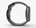 Apple Watch Series 4 40mm Space Gray Aluminum Case with Black Sport Band 3D 모델 