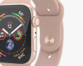 Apple Watch Series 4 44mm Gold Aluminum Case with Pink Sand Sport Band 3D模型
