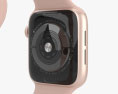 Apple Watch Series 4 44mm Gold Aluminum Case with Pink Sand Sport Band Modello 3D