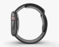 Apple Watch Series 4 44mm Space Black Stainless Steel Case with Black Sport Band 3d model