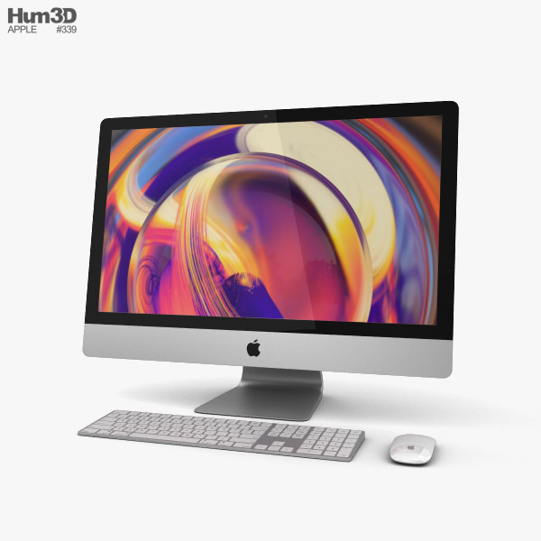 Apple iMac 27 (2019) 3D model