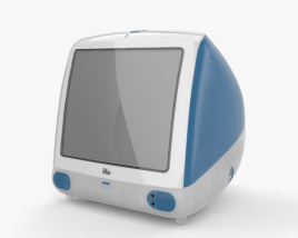 Apple iMac G3 3D model