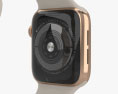 Apple Watch Series 5 40mm Gold Stainless Steel Case with Sport Band 3Dモデル