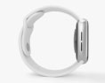 Apple Watch Series 5 40mm Silver Aluminum Case with Sport Band Modello 3D