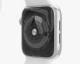 Apple Watch Series 5 40mm Silver Aluminum Case with Sport Band 3D模型