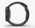 Apple Watch Series 5 40mm Space Black Stainless Steel Case with Sport Band 3D模型