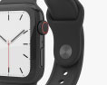Apple Watch Series 5 40mm Space Black Stainless Steel Case with Sport Band Modello 3D