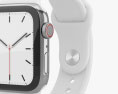 Apple Watch Series 5 40mm Stainless Steel Case with Sport Band 3D модель