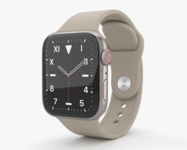 Apple Watch Series 5 40mm Titanium Case with Sport Band Modèle 3D