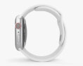 Apple Watch Series 5 44mm Silver Aluminum Case with Sport Band 3D 모델 