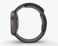 Apple Watch Series 5 44mm Space Black Titanium Case with Sport Band 3Dモデル