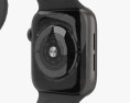 Apple Watch Series 5 44mm Space Black Titanium Case with Sport Band Modelo 3D