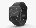 Apple Watch Series 5 44mm Space Gray Aluminum Case with Sport Band 3Dモデル