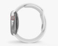 Apple Watch Series 5 44mm Stainless Steel Case with Sport Band 3D-Modell