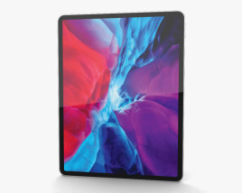 Apple iPad Pro 12.9-inch (2020) Silver 3D model