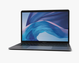 Apple MacBook Air (2020) Space Gray Modello 3D