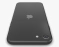 Apple iPhone SE (2020) Nero Modello 3D